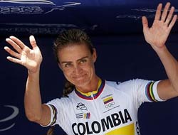 Ciclista  María Luisa Calle la mejor deportista de Colombia en 2006