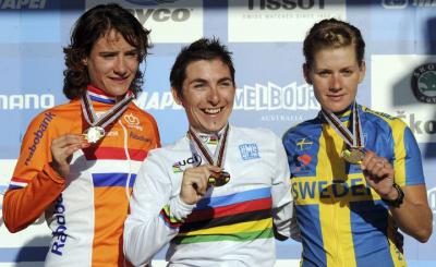 Italiana Giorgia Bronzini campeona de la Ruta en el Mundia de Ciclismo Femenino