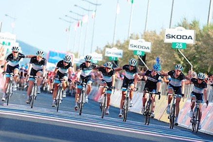 El Giro Rindio la 4ta etapa como homenaje postumo a Wouter Weylandt
