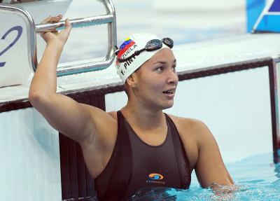 Nadadora Andreína Pinto es la abanderada por Venezuela en los Panamericanos Guadalajara 2011
