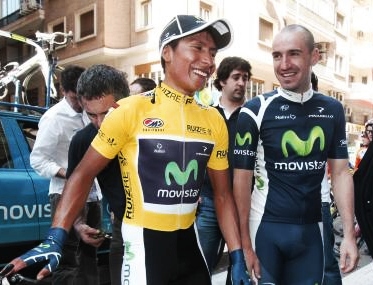 Colombiano Nairo Quintana ganó hoy la Vuelta Ciclística a Murcia