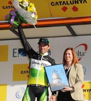 Michael Albasini  gana de nuevo al Spint la 2da etapa de la Vuelta a Catalunya