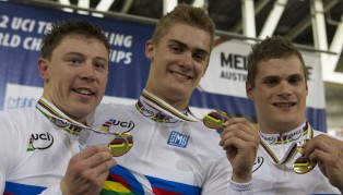 Dos récords mundiales y una medalla de oro para Australia en el comienzo del UCI Campeonato Mundial de Ciclismo en Pista  Melbourne 2012
