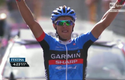 Giro de Italia: Ramunas Navardauskas (Garmin) ganó en solitario la 11ª etapa / Nibali sigue lider