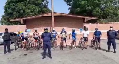 Detienen a Ciclista por incumplir normas Covid_19 en el Estado Aragua