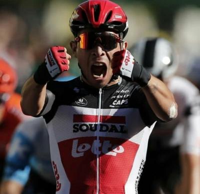 Caleb Ewan gana al sprint la etapa 3 del Tour de France