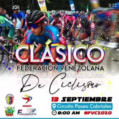 Presidente de la Federación Venezolana de Ciclismo anuncia para el próximo domingo 13 de septiembre reinicio de la temporada 2020