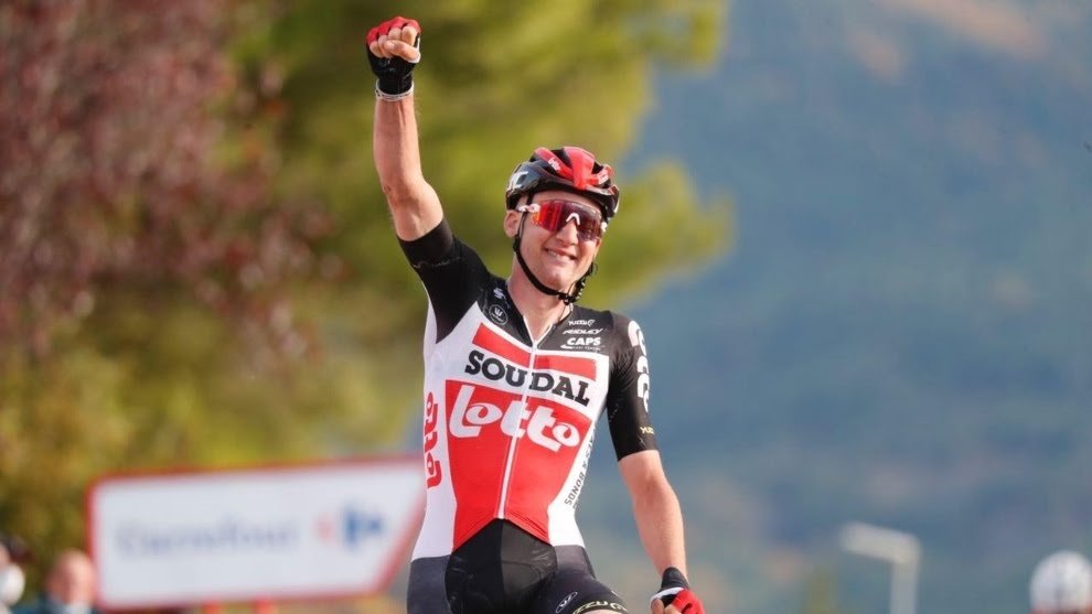 El Belga Tim  Wellens (Loto Seudal) gana   la 5 etapa de La Vuelta a España y Primoz Roglic sigue líder