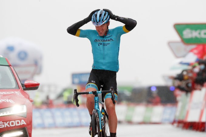 Ion Izagirre ganó la 6ta etapa de la Vuelta a España y Richard Carapaz es el nuevo lider
