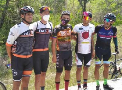 Con buen pie debutó el equipo ciclista Monaguense "El Toro Pitador"