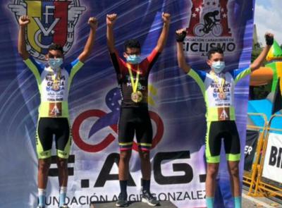 La "Escuela Williams García Fundanacho" de El Tigre hizo 2do y 3ro en la etapa 1 cat Pre-Juvenil de la Vuelta menor a Carabobo
