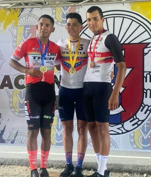 Ciclista Monaguense José Díaz se baño de Bronce en el Campeonato Nacional de Ruta