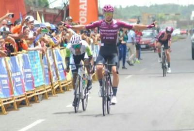 Se abrió el telón de la Vuelta Ciclista a Venezuela el Italiano Stefano Gandin ganó la primera etapa en Pto Ordaz