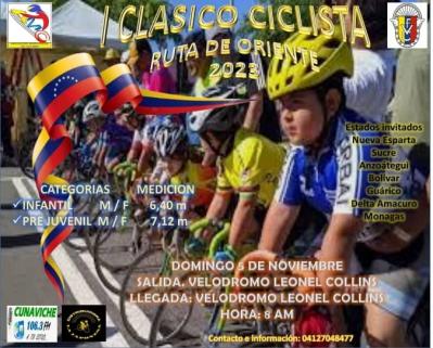 Adelantan preparativos en Maturín para el 1er Clásico Ciclistico menor "Ruta de Oriente".